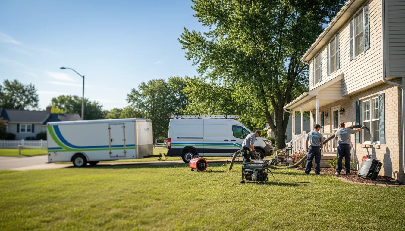 Flooded Basement Restoration And Cleanup With Repair in Spragueville, IA near me